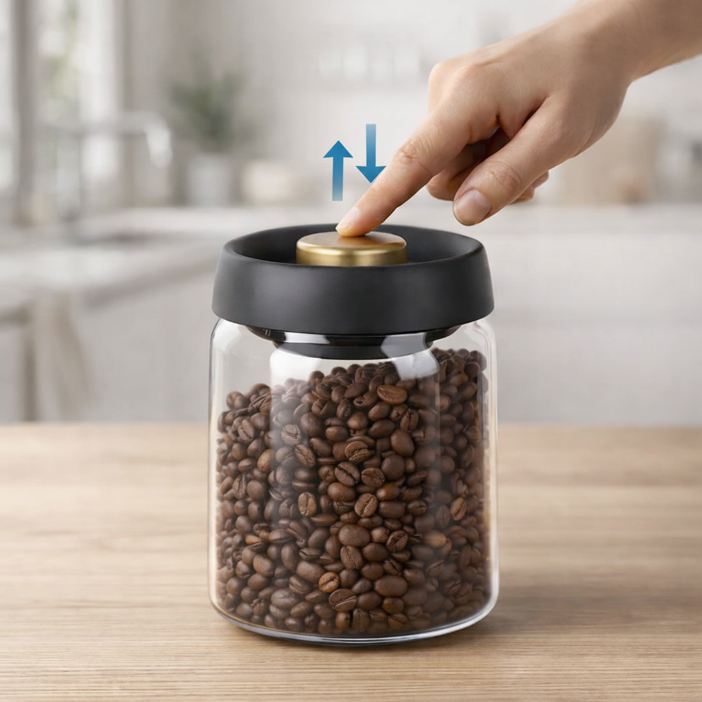 Melya FreshLock Coffee Jar