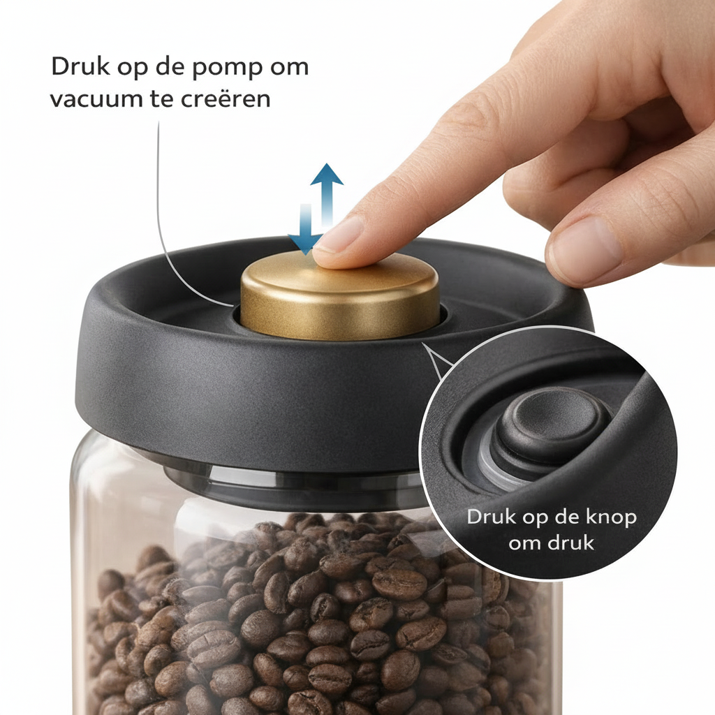 Melya FreshLock Coffee Jar