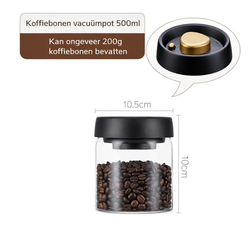 Melya FreshLock Coffee Jar