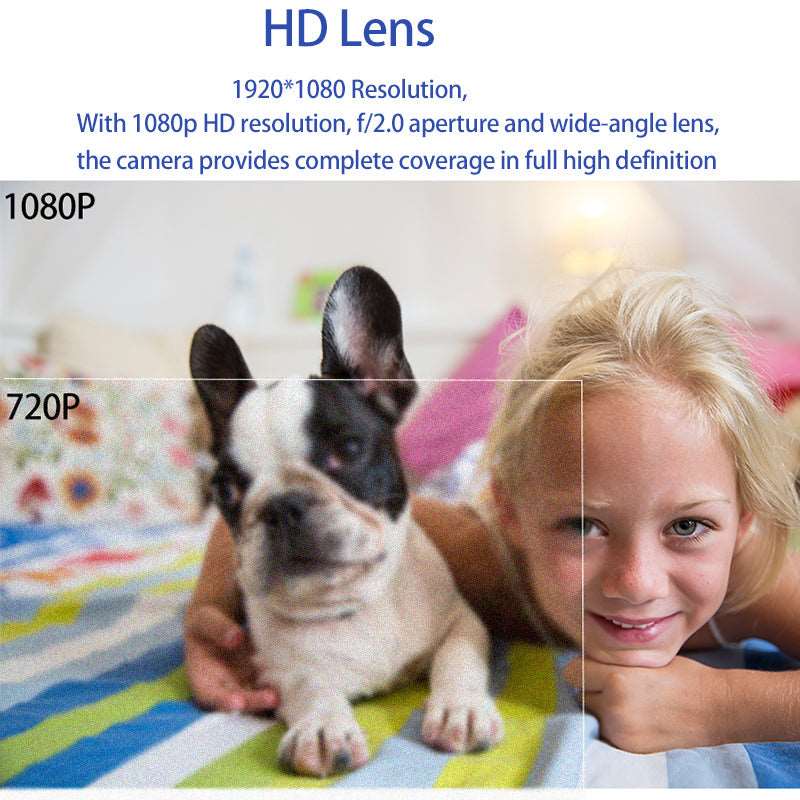 Câmera Segurança Espiã Wi Fi Robô 360 Graus