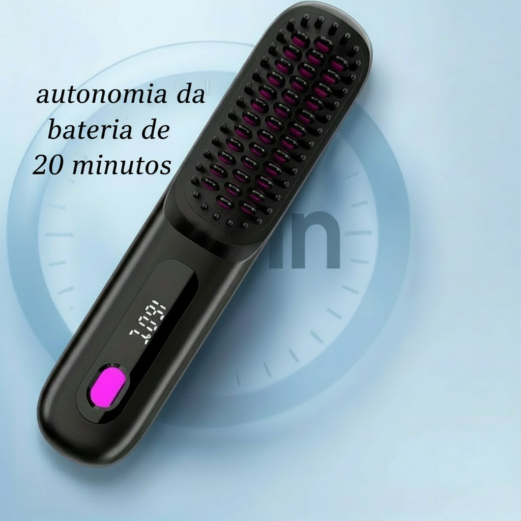 Escova Alisadora Portátil - BeautyMax Pro
