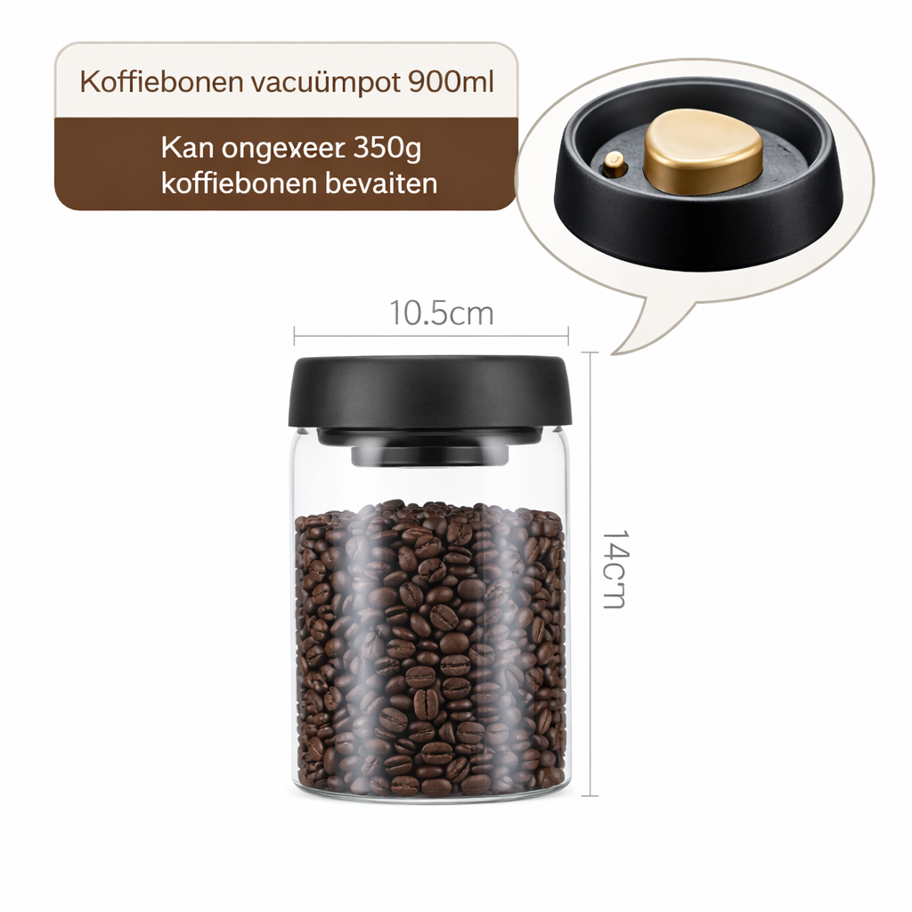 Melya FreshLock Coffee Jar