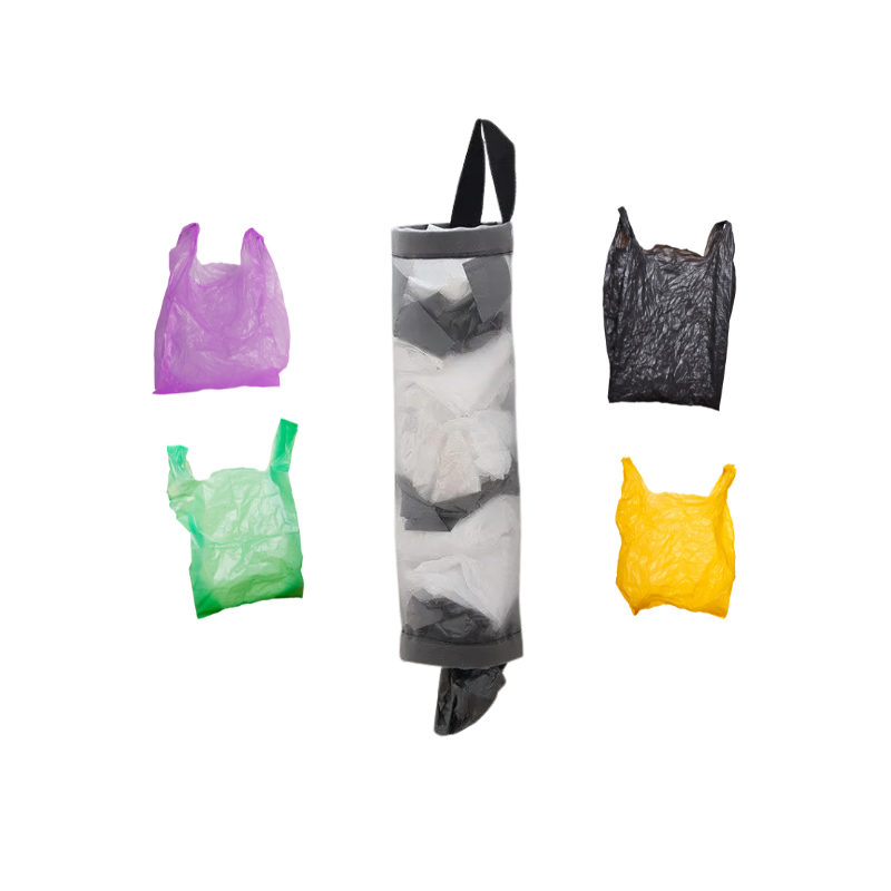 Herbruikbare Hangende Opbergzak van Mesh – Voor Keuken en Afvalzakken