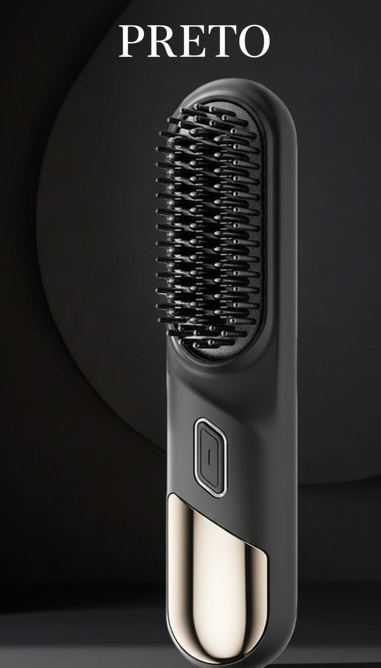 Escova Alisadora Portátil - BeautyMax Pro