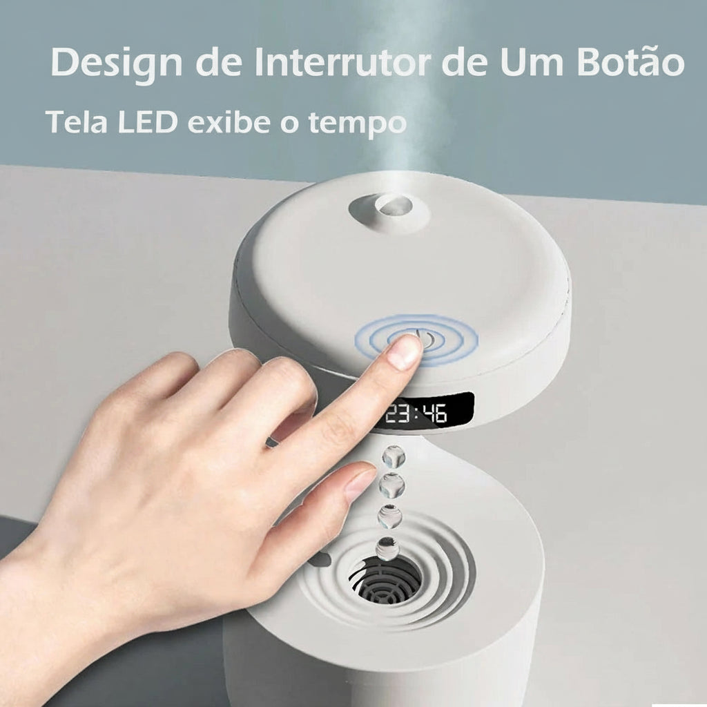Difusor e Umidificador Antigravidade