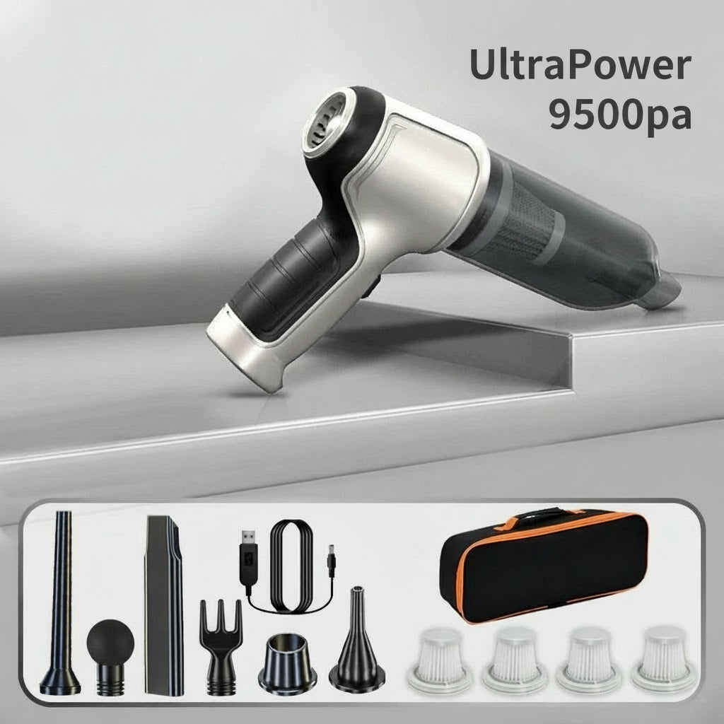 Aspirador de Pó Portátil 4 em 1 sem Fio Recarregável Ultrapower