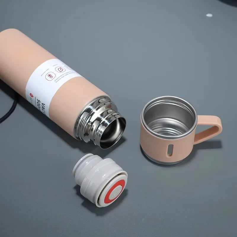 ThermoHeat - Garrafa Térmica 500ml + 3 Xícaras Exclusivas