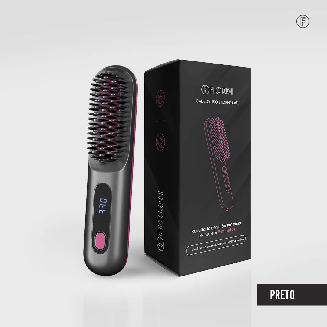 Escova Alisadora Portátil - BeautyMax Pro